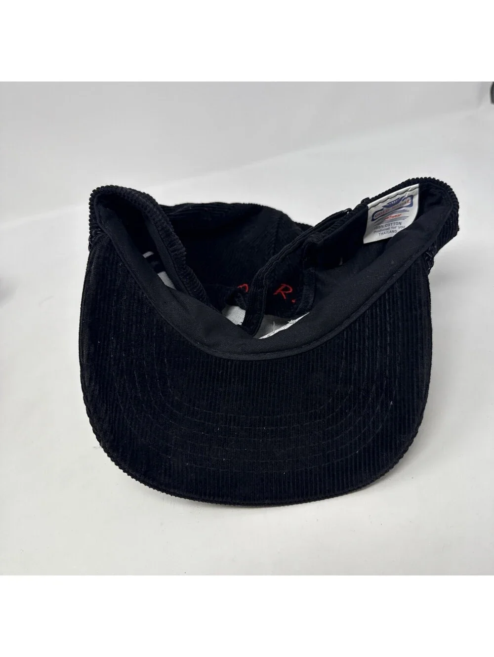 Bed Rock Car Club Soft Black Hat Adjustable